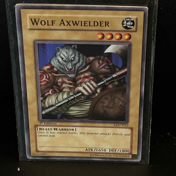 Wolf Axwielder - LOD-052 - Common - 1st Edition Legacy of Darkness Yu-Gi-Oh! - Picture 1 of 1